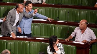 Tunisian members of parliament Imed Daim